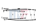 Spurstangenkopf links (# 5) 4WD 1st Design Ram