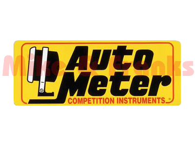 Auto Meter 9\" Racing Contingency Pegatina