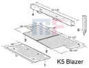Bed Floor Front Panel Blazer/Jimmy 73-91
