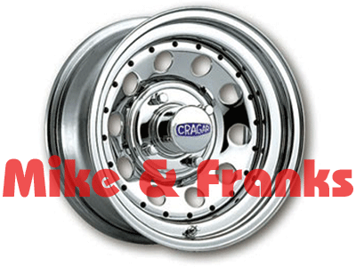 Cragar Quick Trick 15x8 5-4.50" Chrome Steel Wheel