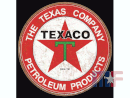 Enseigne en métal Texaco - The Texas Company 11.75" ronde