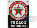 Tin/Metal Sign Texaco Motor Oil 12.5\" x 16\" (ca. 32 x 41cm)