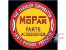 Placa metálica MoPar 11.75" ronda