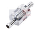 Edelbrock fuel filter aluminum silver 3/8 \"(9.5mm) hose