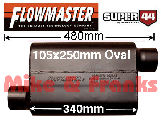 942548 Flowmaster Super 44  2,5\" (63,5mm) Aussen-Aussen