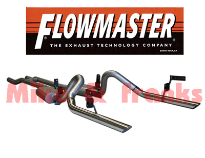 17273 2.5\" Flowmaster Mustang V8 64-66 Exhaust