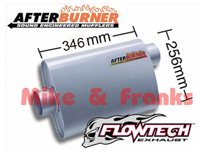 50330 Flowtech Afterburner Schalldämpfer 3" (76,2mm)