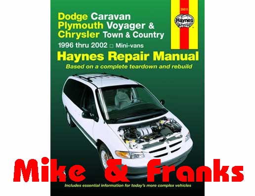 Repair manual 30011 Chrysler Voyager Dodge Caravan 1996-02