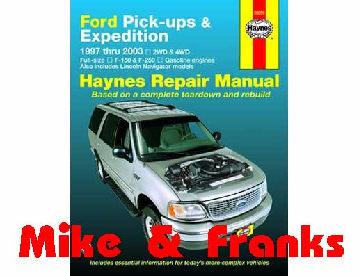 Repair manual 36059 Lincoln Navigator 1998-2002