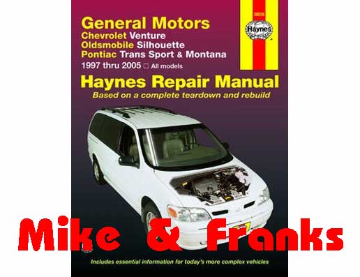 Manual de reparaciones 38036 Venture Van 1997-05