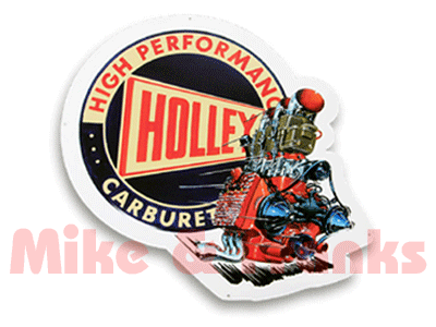 Holley Retro Enseigne en métal 18" x 18" (45.7cm x 45.7cm)