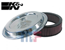 K&N CE-1501 Custom Tapa superior cromo y filtro