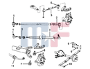 Lower Ball Joint (# 7) various 4WD GM Trucks 53340