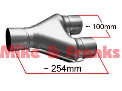 Magnaflow Stainless Steel Y-Pipe 3\" (76,2mm)