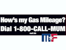 Autocollant \"How´s my Gas Mileage ?\"