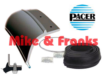 Pacer Flexy Flares® Rubber Fender Extensions HD Steel 1-3/4"