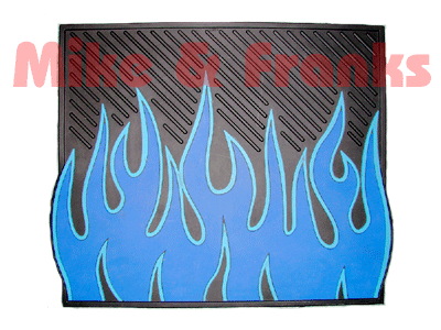 106402 Plasticolor Tapetes de utilidad \"Blue Flames\"