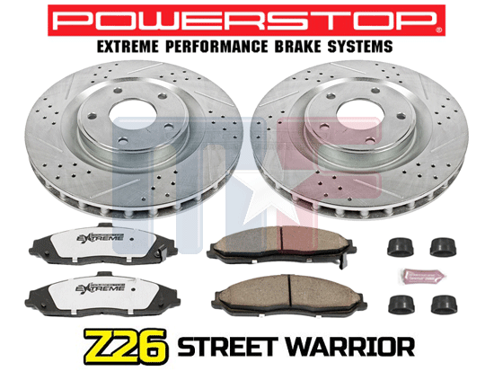 Power Stop Z26 Street Warrior Brake 325mm Corvette C6/XLR 05-07, M&F Online  Store