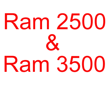 Ram 2500 & 3500