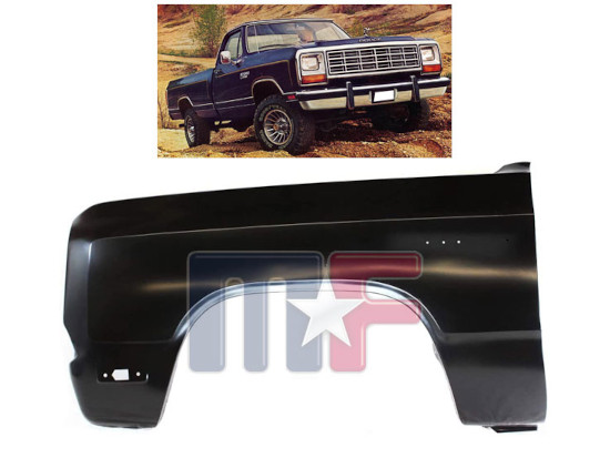 Garde-boue avant gauche Dodge Ram Pickup/SUV 81-93, M&F Online Store
