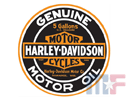 Enseigne en métal Harley Davidson Motor Oil 14" (ca. 35.5cm)