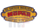 Wooden sign Mopar Parts And Accessories 20.5\"x10.4\"