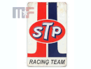 Tin/Metal Sign STP Racing Team 9.75\" x 6\" (ca. 24.7cm x 15cm)