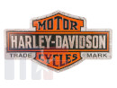 Placa metálica Harley Davidson nostalgic 18" x 10,5" (ca. 45,7cm