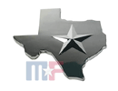 Emblème Texas Lone Star Chrome