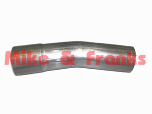 Exhaust elbow 2,25" (57,1mm) 20° Stainless Steel